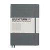 LEUCHTTURM1917 - Medium A5 Squared Hardcover Notebook (Anthracite) - 251 Numbered Pages