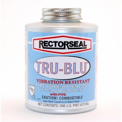 Tru-Blu Pipe Thread Sealant With PTFE, 16-oz. - 31431