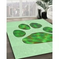 thumbnail image 2 of Ahgly Company Indoor Rectangle Patterned Light Green Area Rugs, 7' x 9', 2 of 6