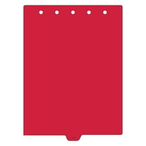 Carstens - Heavy Duty Activities Plastic Ring Binder Dividers, Bottom Tab, 1/9 Cut, Tab 5 Position, US Letter, Pack of 10, (2617-19) - Ideal Medical Chart Dividers for 3 Ring Binders