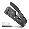 thumbnail image 1 of Rj45 Outil de Serrage CAT7 pour Passage Connecteur RJ11 RJ 45 Fiches Modulaires CAT6 avec Coupe-Fil, Multi Fonction, 1 of 7