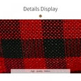 thumbnail image 6 of 2Pcs White Red Black Plaid Wired Ribbon Christmas Plaid Ribbon Roll For Party Decoration DIY Crafts, 6 of 6