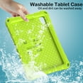thumbnail image 5 of Allytechgroup iPad Mini 1 2 3 4 5 Case 7.9", Butterfly Design Kids Friendly Shockproof Kickstand EVA Shoulder Strap Bumper Lightweight Case for Apple iPad mini 1st 2nd 3rd 4th 5th Gen, Grassgreen, 5 of 8