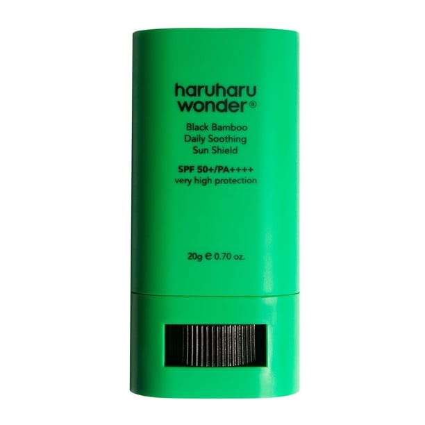 Protector solar en barra Haru Haru Wonder Black Bamboo SPF50+ 20g