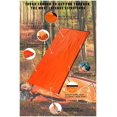 thumbnail image 5 of Saco de dormir de PE para viajes al aire libre, saco de dormir de emergencia, aislamiento térmico, impermeable, naranja, saco de dormir de primeros auxilios, 91x213cm ER, 5 of 5