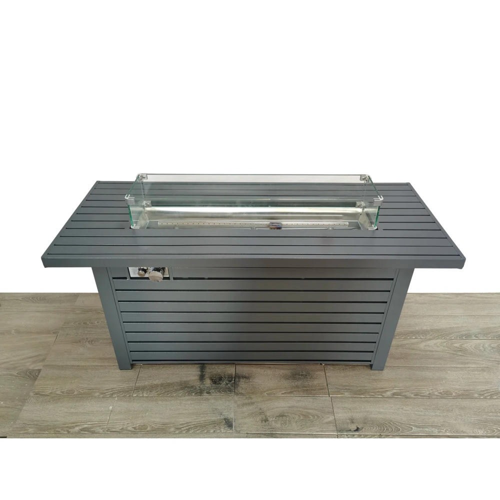 GVN 24" Outside Fire Pits with Lid and Durable Steel Construction, Smokeless Fire Pit for Outdoor Space, Gray