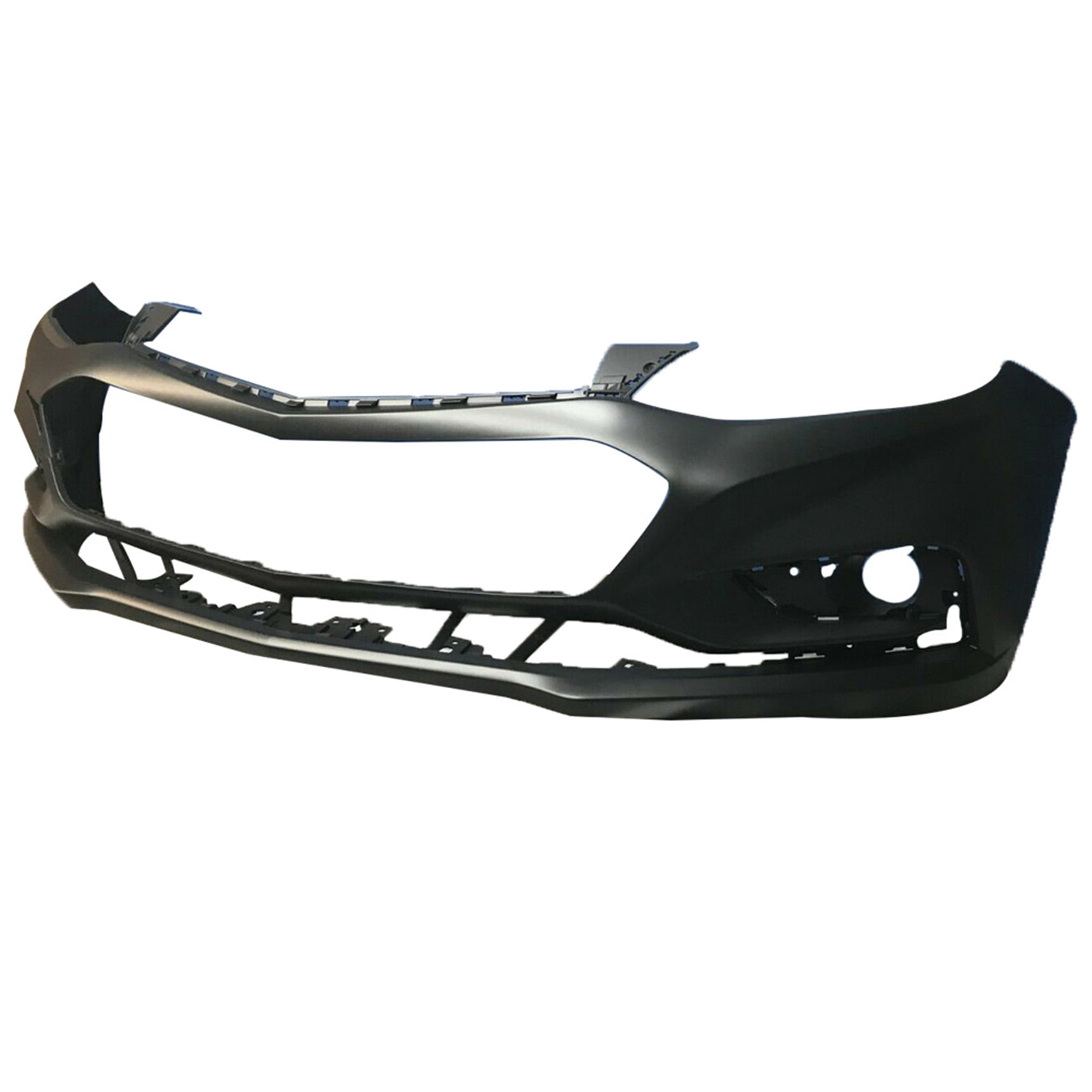 Unpainted Front Bumper Cover Replacement for Chevy Cruze Sedan & Hatch w/o Park Assist 2016 2017 2018