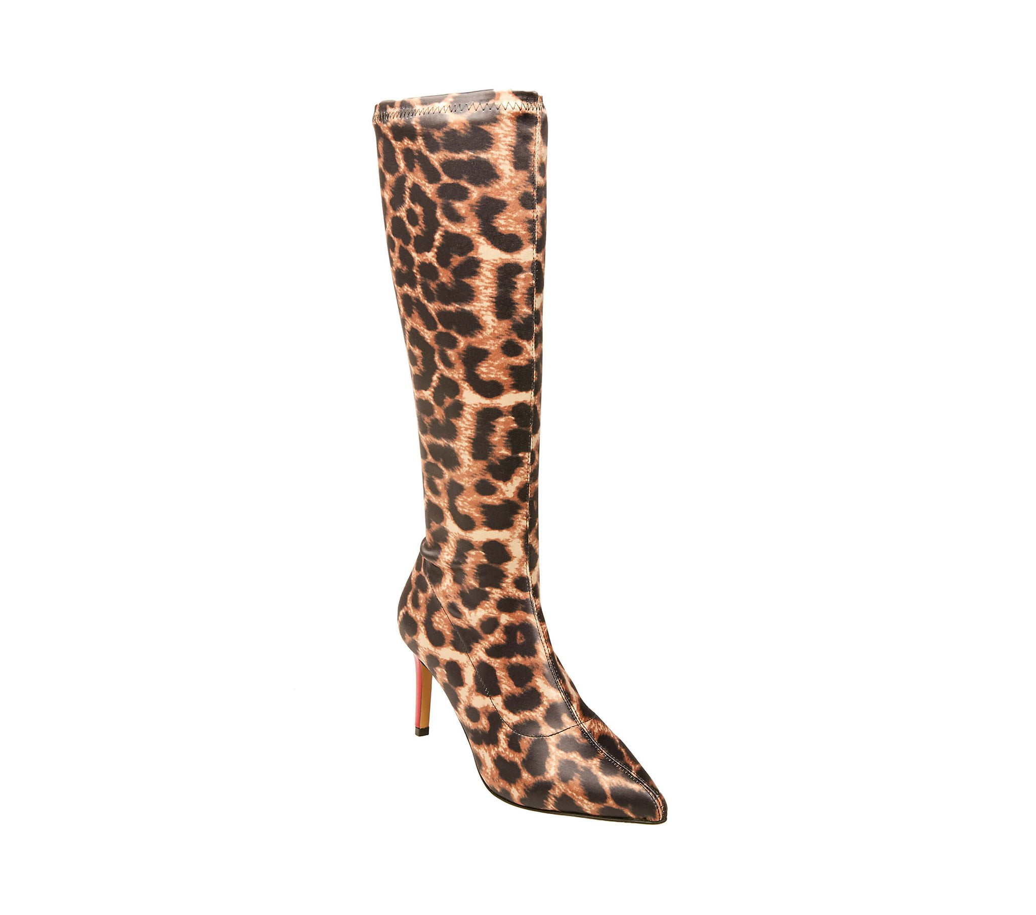betsey johnson leopard print heels