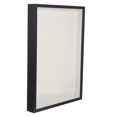 thumbnail image 3 of Miangastore Picture Frame Holder Wooden Table Top Photo Frame Black 1Pcs 17.3X12.4X1.7In, 3 of 8