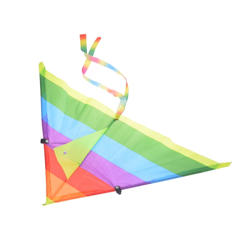 Rainbow Kite Outdoor Baby Toy For Kids Kites without Control Bar and Line LY