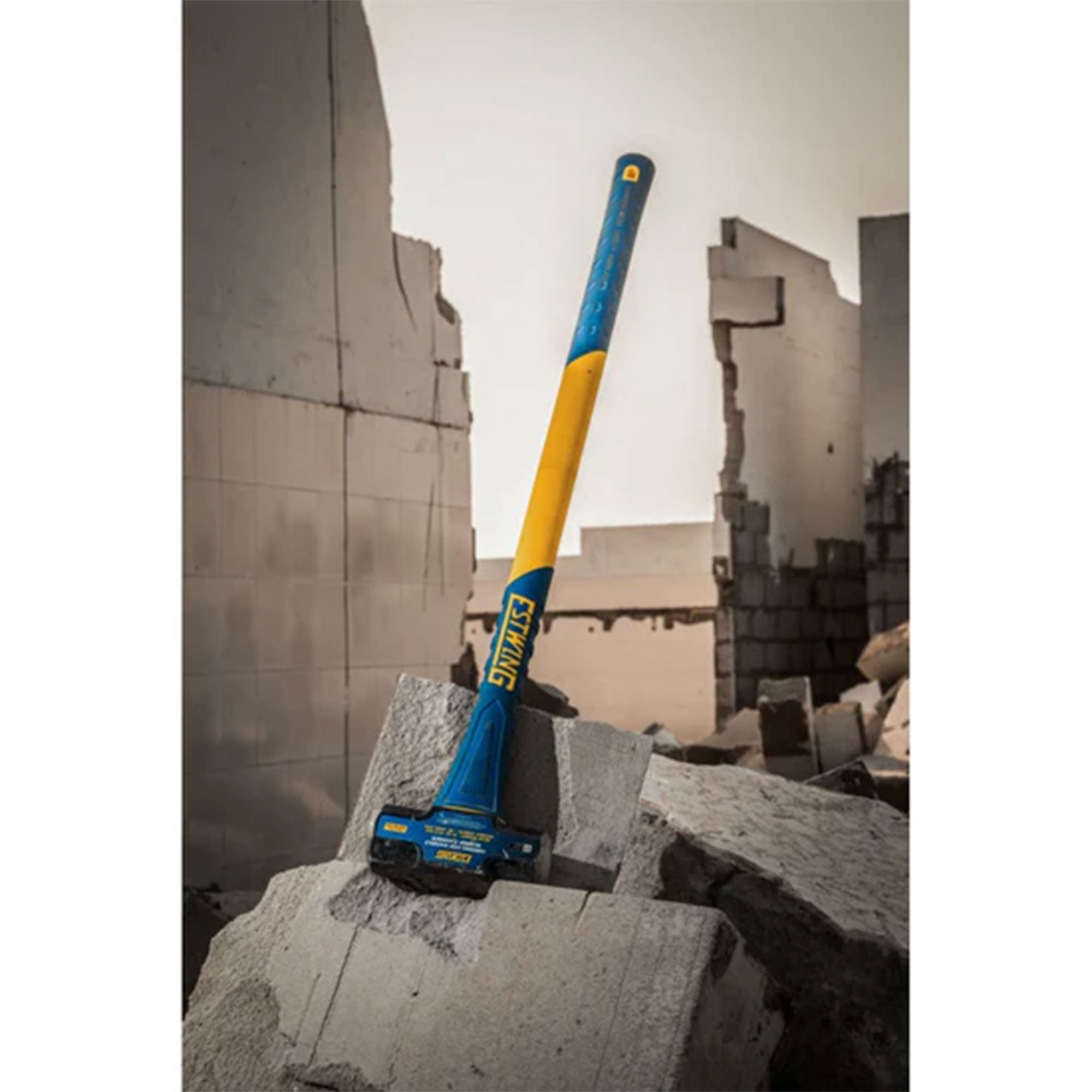 Estwing 10 Pound Head Hard Face Sledge Hammer with 36" Fiberglass Handle