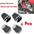 thumbnail image 2 of 4Pcs 60mm Inlet Cold Air Intake Tapered Air Filters Cleaner For Motorcycle Racer, 2 of 5