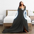 thumbnail image 5 of Mount Holyoke College Logo Fleece Blanket, Very Soft Microfiber Flannel Blanket for Couch Warm and Cozy for All Seasons, 5 of 6