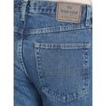 thumbnail image 4 of Wrangler Authentics Men's Classic 5-Pocket Regular Fit Cotton Jean 34W x 32L Stonewash Mid, 4 of 6