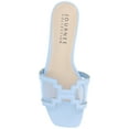 thumbnail image 4 of Journee Womens Jamarie Slip On Slide Flat Sandals, 4 of 8