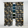 thumbnail image 4 of Designart "Elegant Yellow Country Blossom Charm" Floral Room Darkening Curtain Single Panel, 4 of 6
