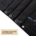 thumbnail image 6 of Black Shower Curtain, Marble Shower Curtain, Shower Curtain Black, Shower Curtain Marble, Black Marble Shower Curtain Set with 12 Hooks, Bathroom Decor, 72Wx84H, 6 of 6