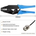 thumbnail image 5 of Coaxial Cable Crimping Pliers Set HS-05H Crimping Pliers with 4 Jaws are Suitable for RG55 RG58 RG59, 62 Ratchet Tools., 5 of 5