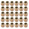 thumbnail image 1 of Unique Bargains Threaded Insert Nuts Zinc Alloy Hex-Flush M6 Internal Threads 10mm Length 30pcs, 1 of 4