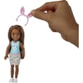 thumbnail image 3 of Barbie Chelsea Doll (Brunette) with Pet Bunny & Storytelling Accessories Including Pet Bed, Bunny Treats & More, Toy for 3 Year Olds & Up Barbie -, 3 of 6