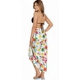 thumbnail image 5 of HAPPY BAY Women's Beachwear Summer Bikini Wraps Beach Wrap Coverups Sarong Skirt Swimsuit Swimwear Swim Cover up for Women One Size White_AD354, 5 of 5