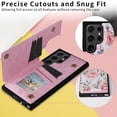 thumbnail image 3 of For Samsung Galaxy S24 Ultra 5G Printed Double Buckle RFID Anti-theft Phone,iPhone 16 Pro, 3 of 7