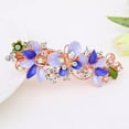 thumbnail image 4 of SPRING PARK Women Girls Crystal Rhinestone Flower Butterfly Barrette Hair Clip Clamp Hairpin, 4 of 8