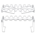 thumbnail image 2 of 2pcs Chicken Wing Leg Grill Rack Folding Barbecue Oven Roaster Stand, 2 of 12