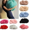 thumbnail image 5 of Big Knitting Wool Roving Knitted Blanket Chunky Super Thick Yarn, 5 of 5