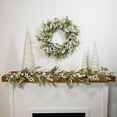 thumbnail image 3 of Northlight Glittered Berries and Eucalyptus Artificial Christmas Garland - 5' - Unlit, 3 of 7