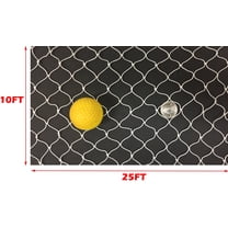 10FT X 25FT Golf Hitting Nets, Sport Netting for Golf Backstop, Hockey, La Crosse, Barrier, Sports, Fish