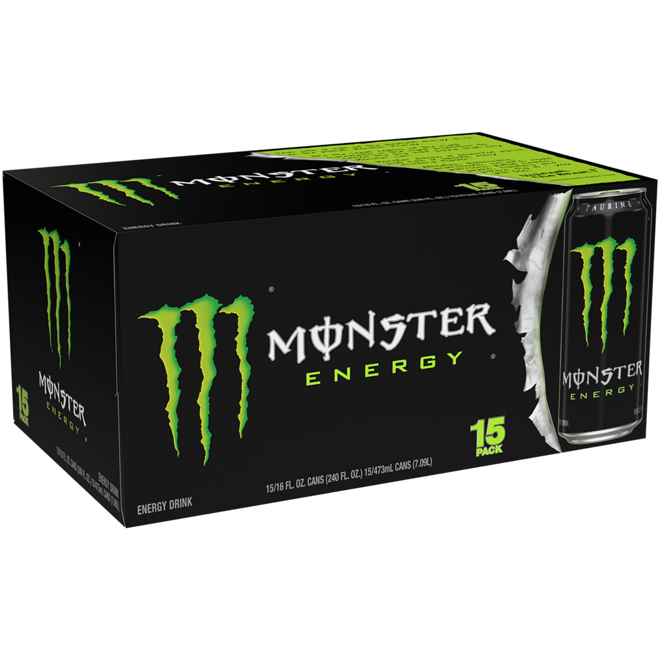 Monster Energy Original Energy Drink 15pk 16oz Can