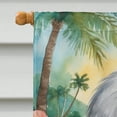 thumbnail image 3 of Bearded Collie Luau House Flag, 3 of 7