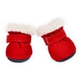thumbnail image 2 of MarinaVida Warm Small Dog Snow Boots Waterproof Suede Puppy Cat Booties Anti-Skid Pet Winter Shoes, 2 of 7