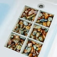 thumbnail image 3 of ABODELINE Bath Treads Stickers Stone Pattern Square 3D Adhesive Anti Slip Tub Tattoos Safety Decals Mat Waterproof Shower Tub Sticker Bathtub Appliques for Bath Pools Home Decor 6 Pcs 7.9" X 7.9", 3 of 6