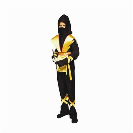 Ninja Master - Yellow Costume - Size Child-Large