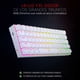 thumbnail image 3 of Teclado Gamer Redragon Dragonborn Blanco 60% Red Switch RGB, 3 of 5