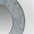 thumbnail image 2 of Mirror Wall Art Decor Handcrafted Decorative Round Mirror, Grey Mosaic, 24' for Hallway, Bedroom, Bathroom, Living Room, 2 of 8
