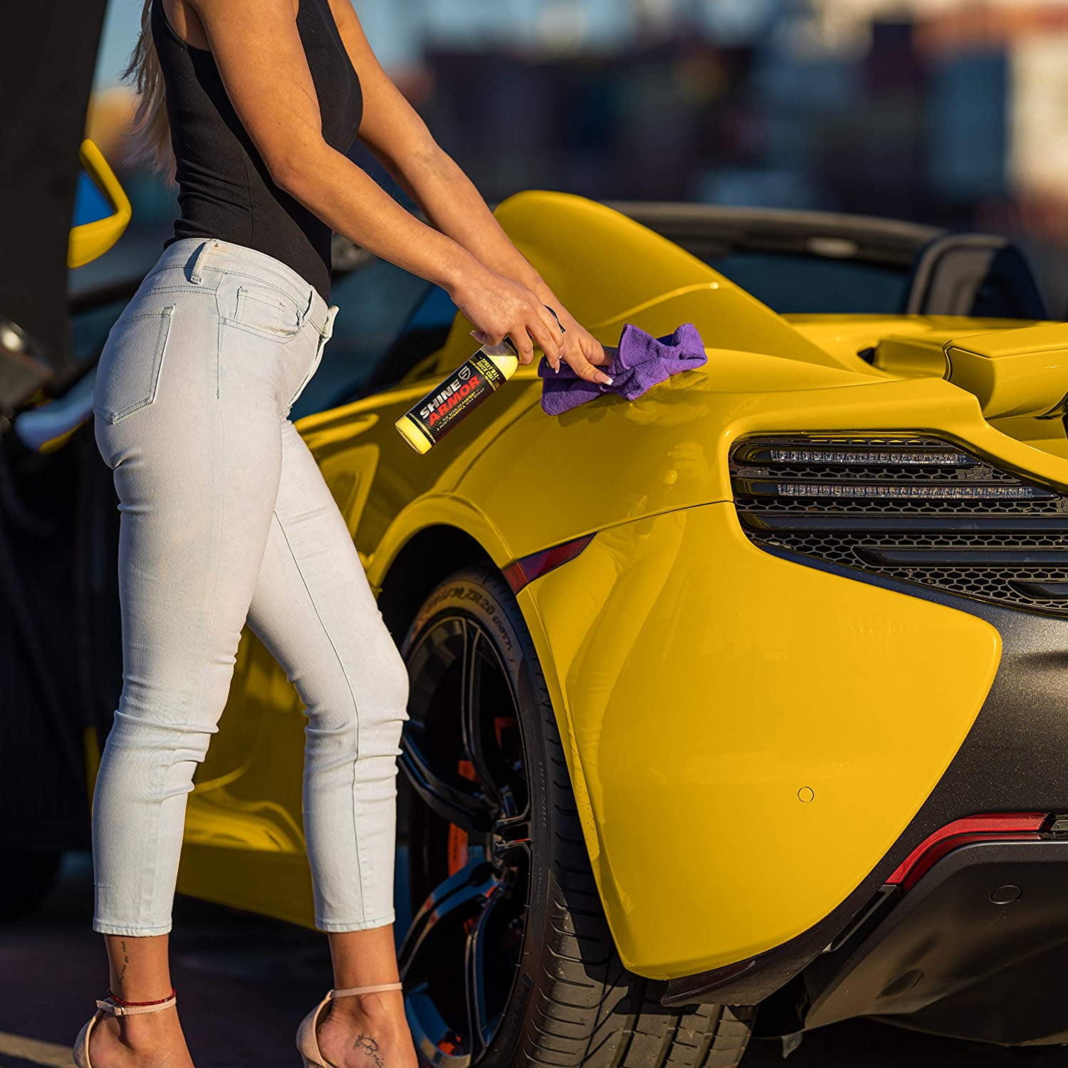 shine armor spray wax