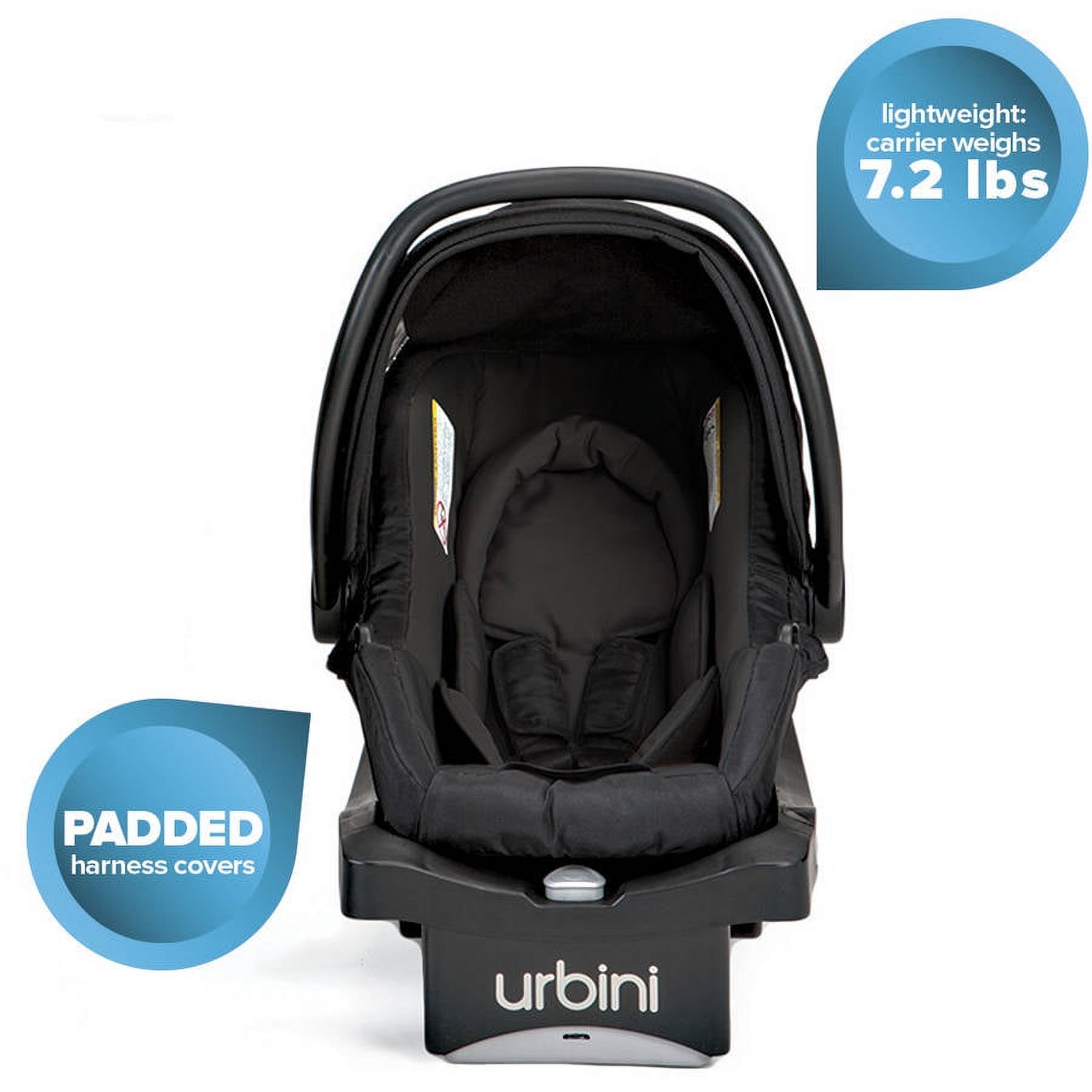 Urbini Sonti Infant Car Seat, Black - image 2 of 4