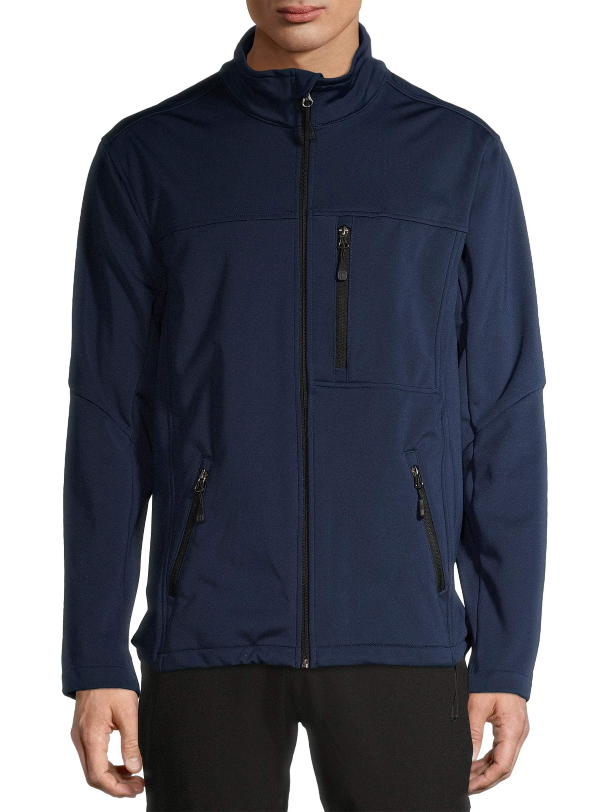 SwissTech Men's and Big Men's Added Stretch Soft Shell Jacket, Up to Size 5XL - Walmart.com