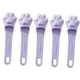 thumbnail image 2 of Juego de 5 Cepillos exfoliantes Sunnimix cepillo de limpieza facial de silicona resistente al agua Violeta, 2 of 8