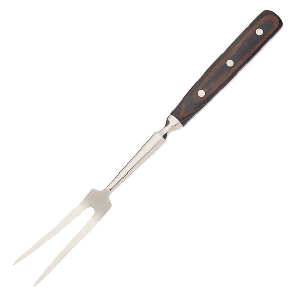 Mercer Culinary Praxis Tenedor forjado con mango de madera, madera de 12-1/4 pulgadas