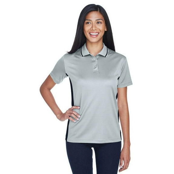 UltraClub 8406L Ladies Cool & Dry Sport Two-Tone Polo