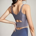 thumbnail image 4 of Aayomet Bras for Women No Underwire High Intensity Tank Top (Purple, XL), 4 of 5