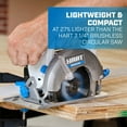thumbnail image 5 of HART 20-Volt Brushless 5-1/2-inch Compact Battery-Powered Circular Saw (Battery Not Included) New Condition, 5 of 12