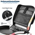 thumbnail image 4 of FORMRS Zipper Binder with Shoulder Strap 2-inch Ring 500 Sheet Capacity File Bag, White Grapefruit Slices, 4 of 5