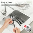 thumbnail image 2 of Jetcloudlive 24 Pieces Black Silverware Set with Steak Knives, Black Flatware Set for 4, Food-Grade Stainless Steel Tableware Cutlery Set, Eating Mirror Polished Utensil Set for Home Restaurant, 2 of 7
