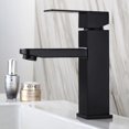 thumbnail image 3 of Grifo de baño de acero inoxidable Grifo cuadrado alto de un solo orificio;, 3 of 5