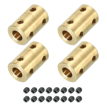 

Uxcell Shaft Coupler Connector L22 x D14 7mm to 7mm Bore Rigid Coupling with Screw for 3D Printers 4Pack
